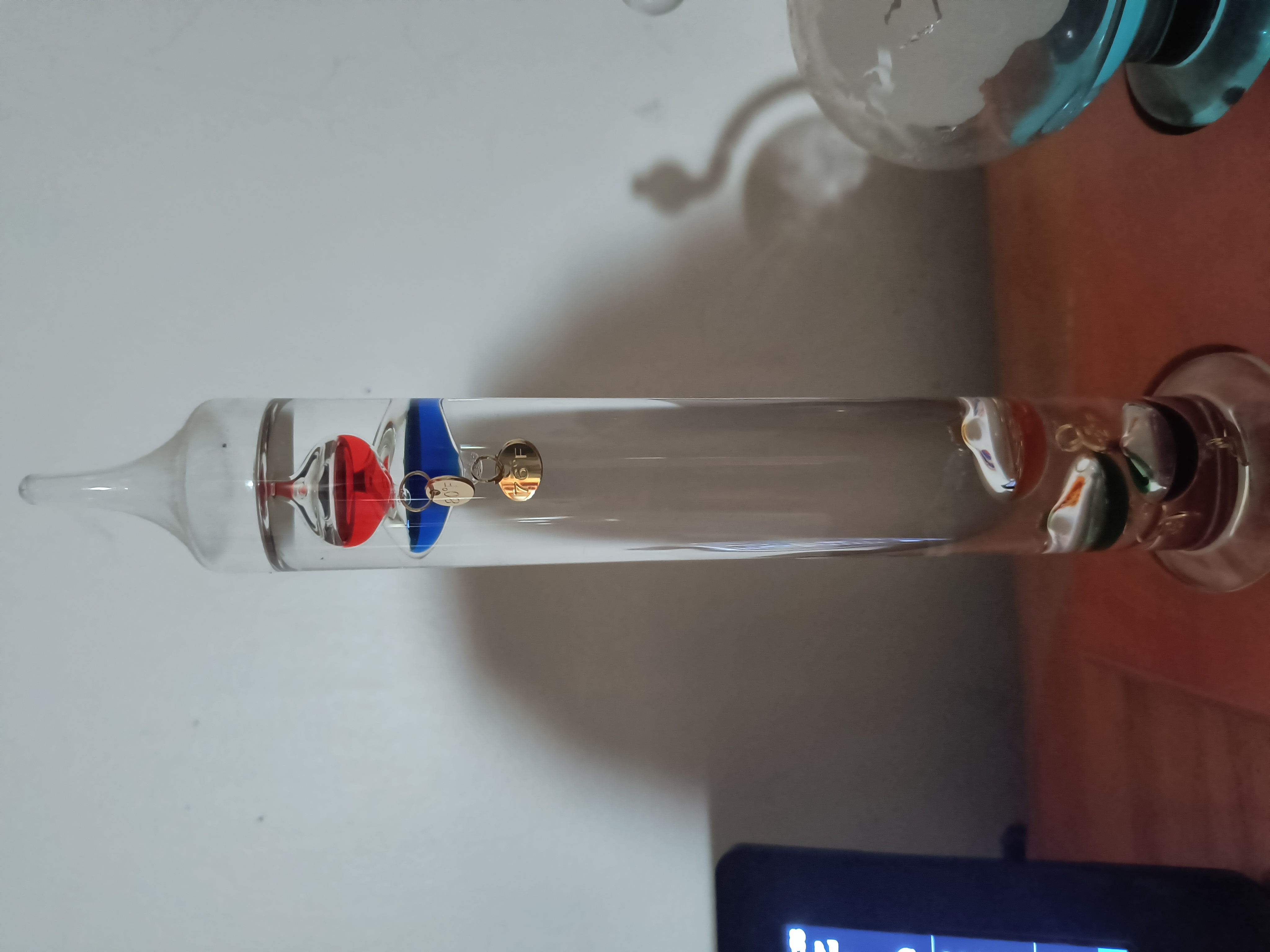 A Galileo thermometer